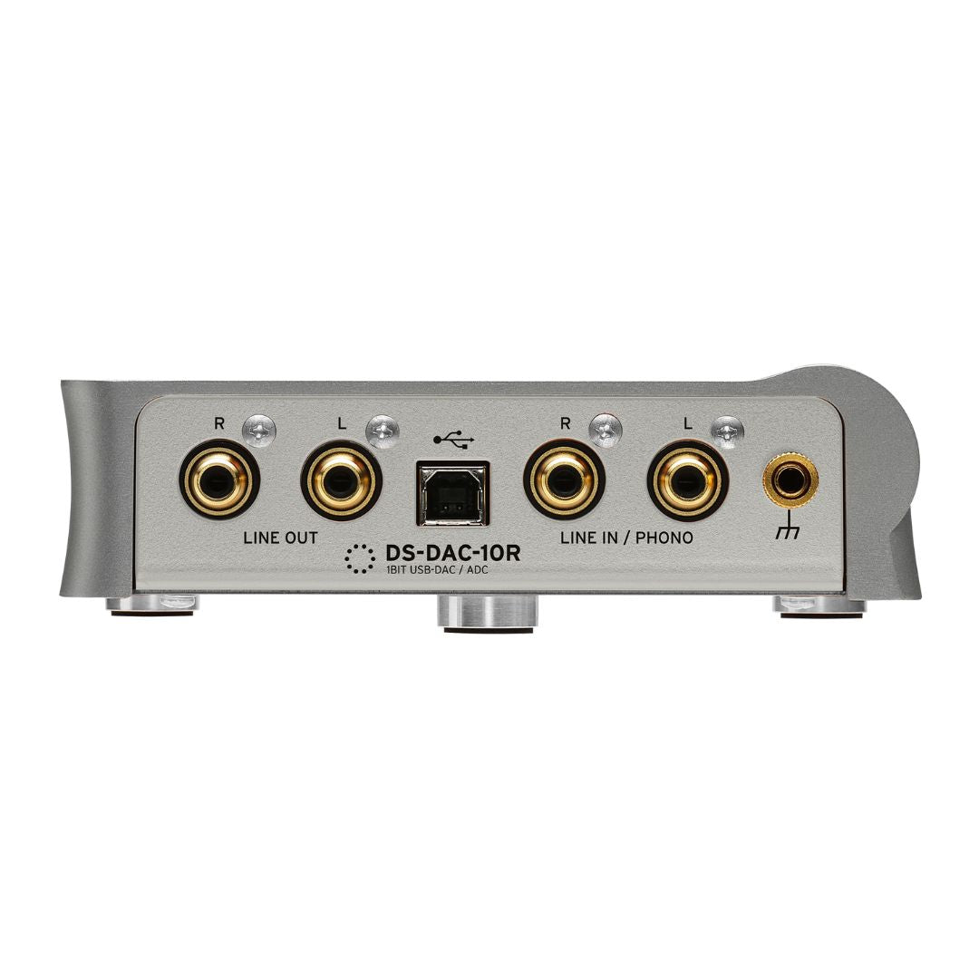 Rear view of Korg DS-DAC-10R on white background