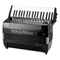 Top view of Korg FISA SUPREMA C Aero Digital Accordion Buttons on white background