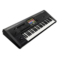 Angled view of Korg KRONOS Music Workstation 61 Keys on white background