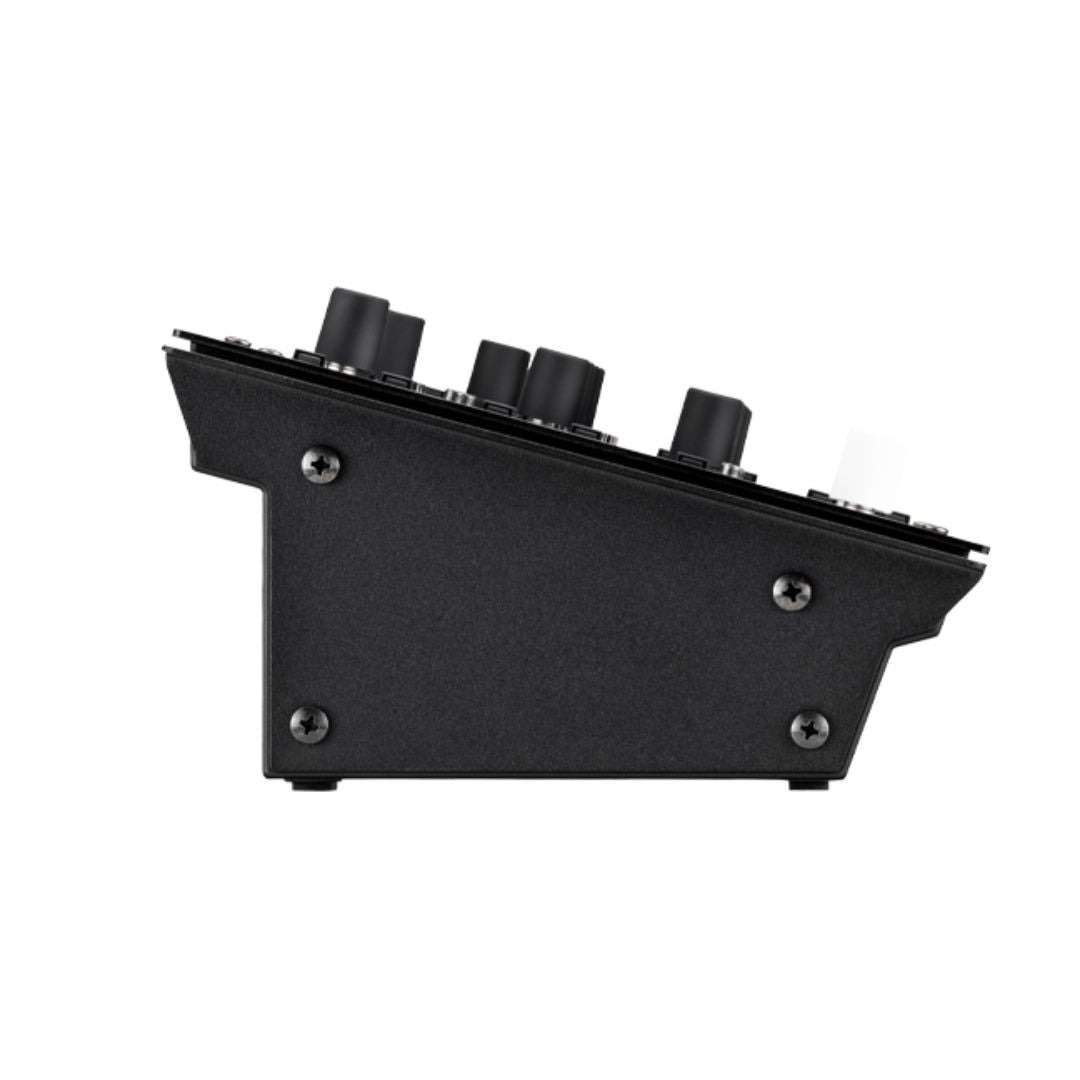 Side view of Korg multi/poly module on white background