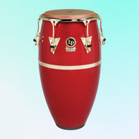 Front view of LP Fausto Cuevas 12-1/2″ Tumba on blue background