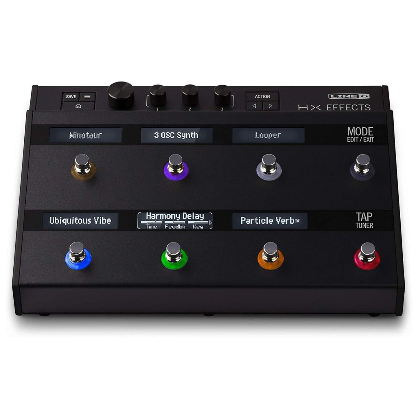 Line 6 HX Effects Pedal Front Angle