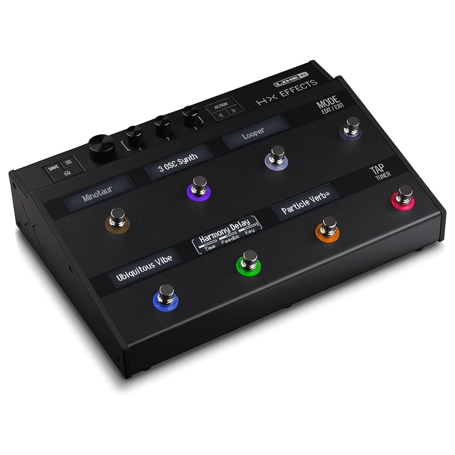 Line 6 HX Effects Pedal Left Angle