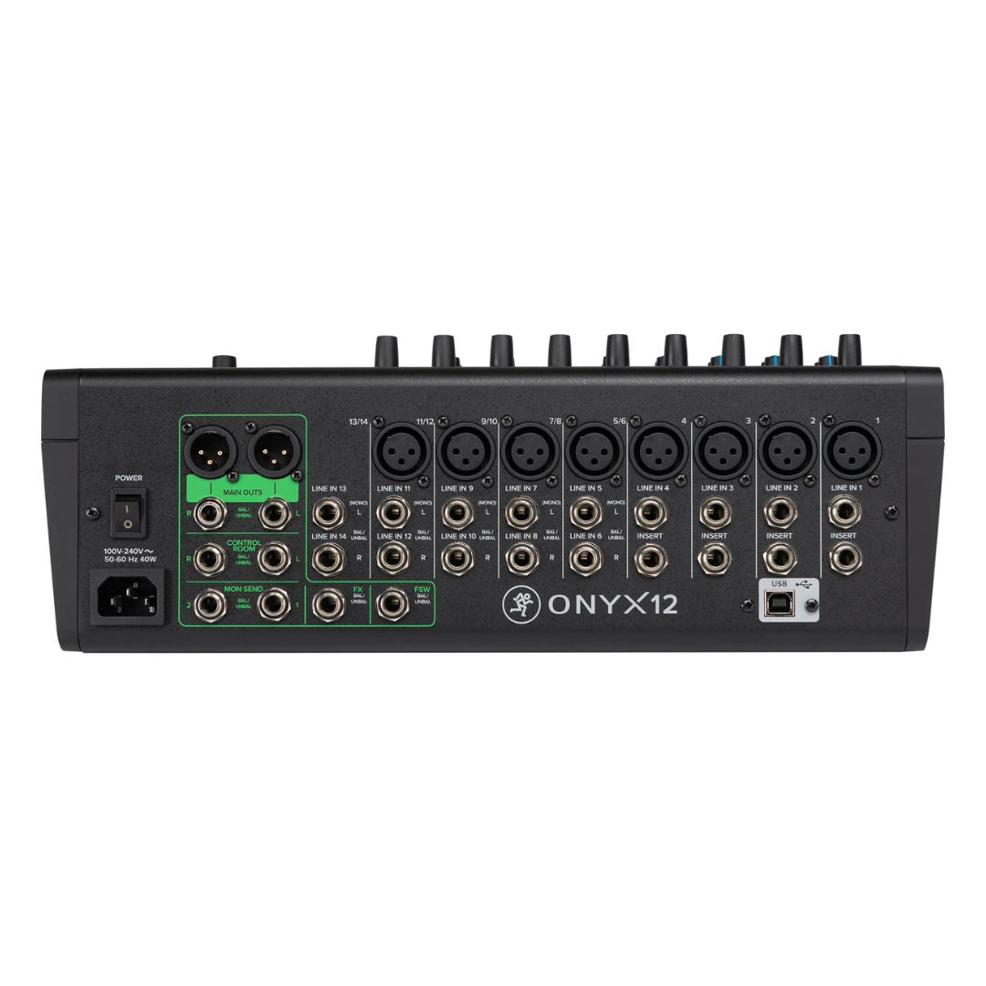 Mackie Onyx12 12-Channel Premium Analog USB Mixer
