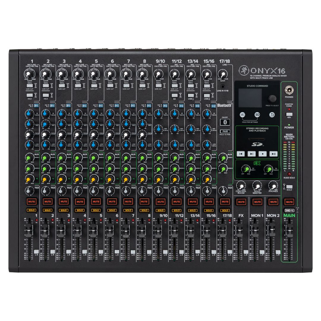 Mackie Onyx16 16-Channel Premium Analog USB Mixer