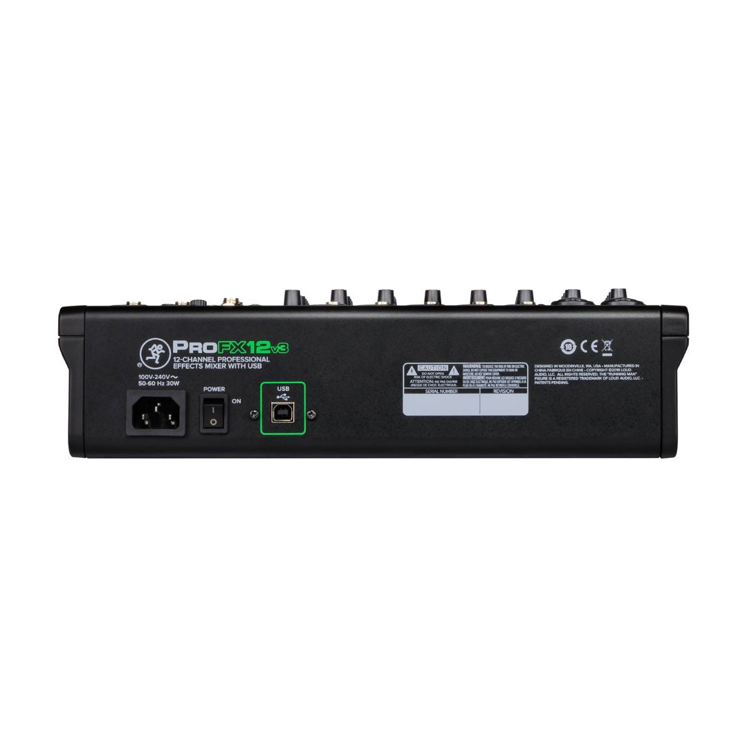 Mackie ProFX12v3 12-Channel Analog Mixer with USB