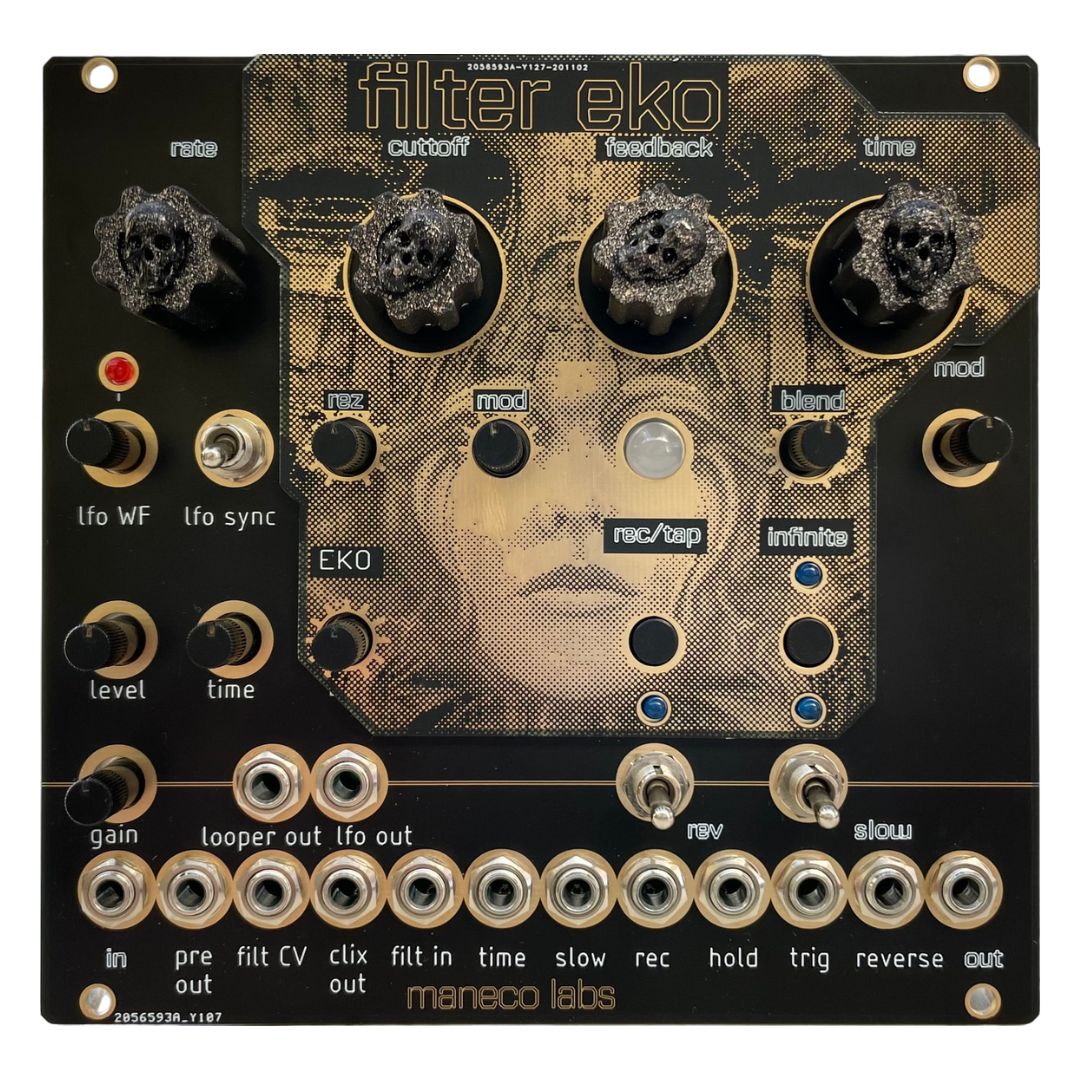 Front view of Maneco Labs Filter Eko Module on white background