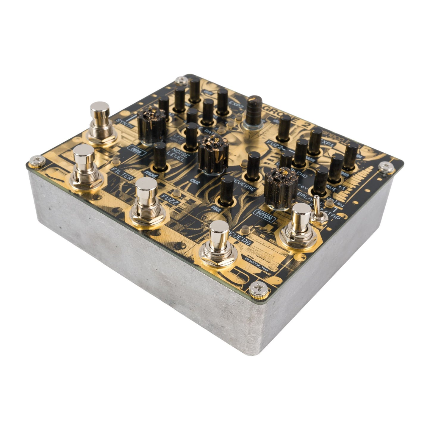 Angled front view of Maneco Labs Grone 2 Pedal on white background