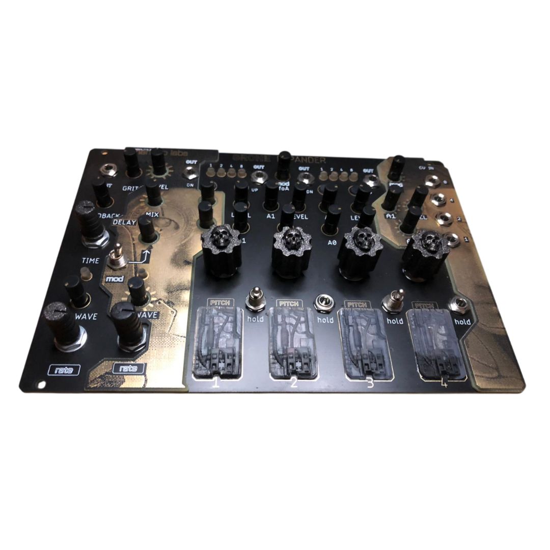 Angled front view of Maneco Labs Grone Expander Table Top on white background