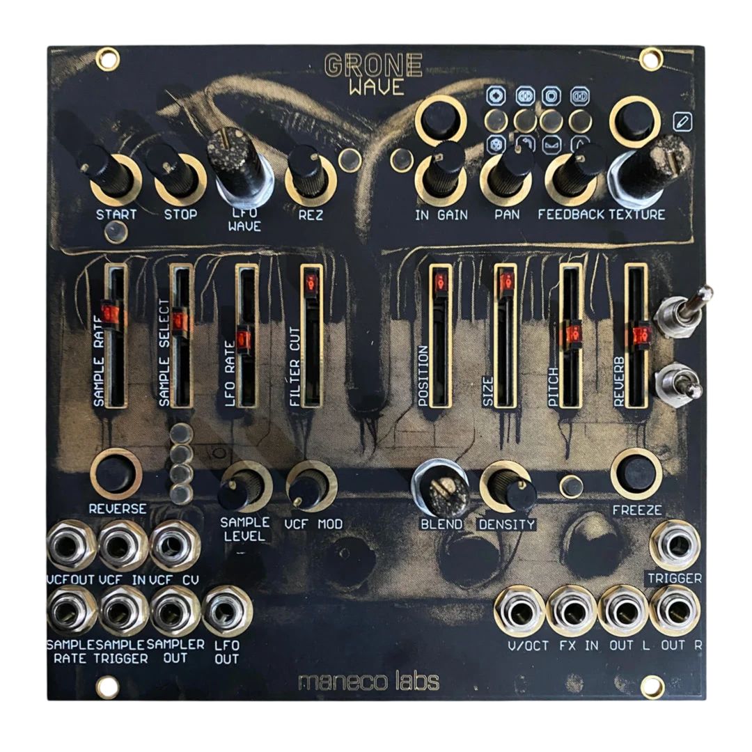 Front view of Maneco Labs Grone Wave Module on white background