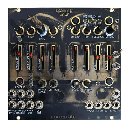 Front view of Maneco Labs Grone Wave Module on white background