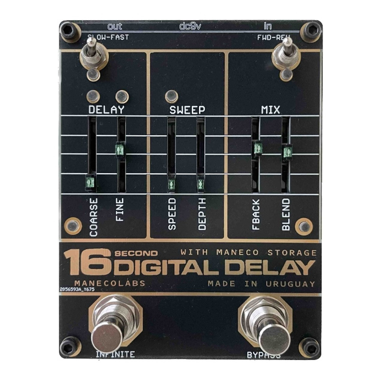 delay pedal synth Maneco Labs 16 Second Delay Compact Pedal