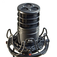 Front view of Milab SRND 360 on shockmount on white background