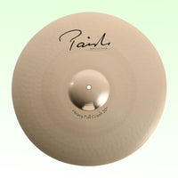 Front view of Paiste 20" Signature Reflector Heavy Full Crash Cymbal on green background