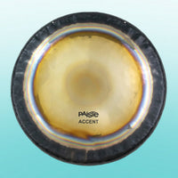Front view of Paiste 22" Accent Gong on blue background