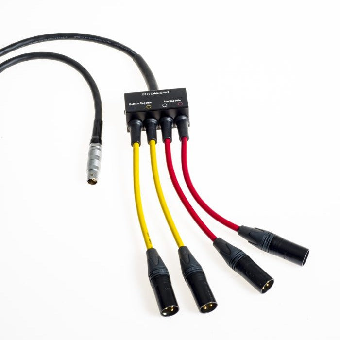 Front view of Pearl Microphone Labs DS 70 XLR Cable on white background