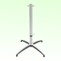 Front view of Remo ST-7000-T4 Pedestal Drum Table Stand on green background