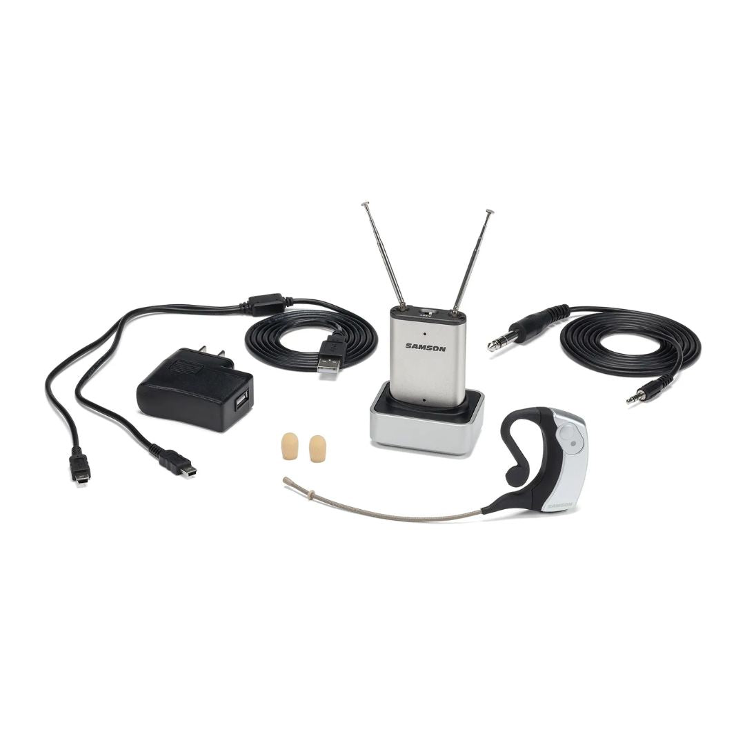 Samson wireless microphone system on a white background
