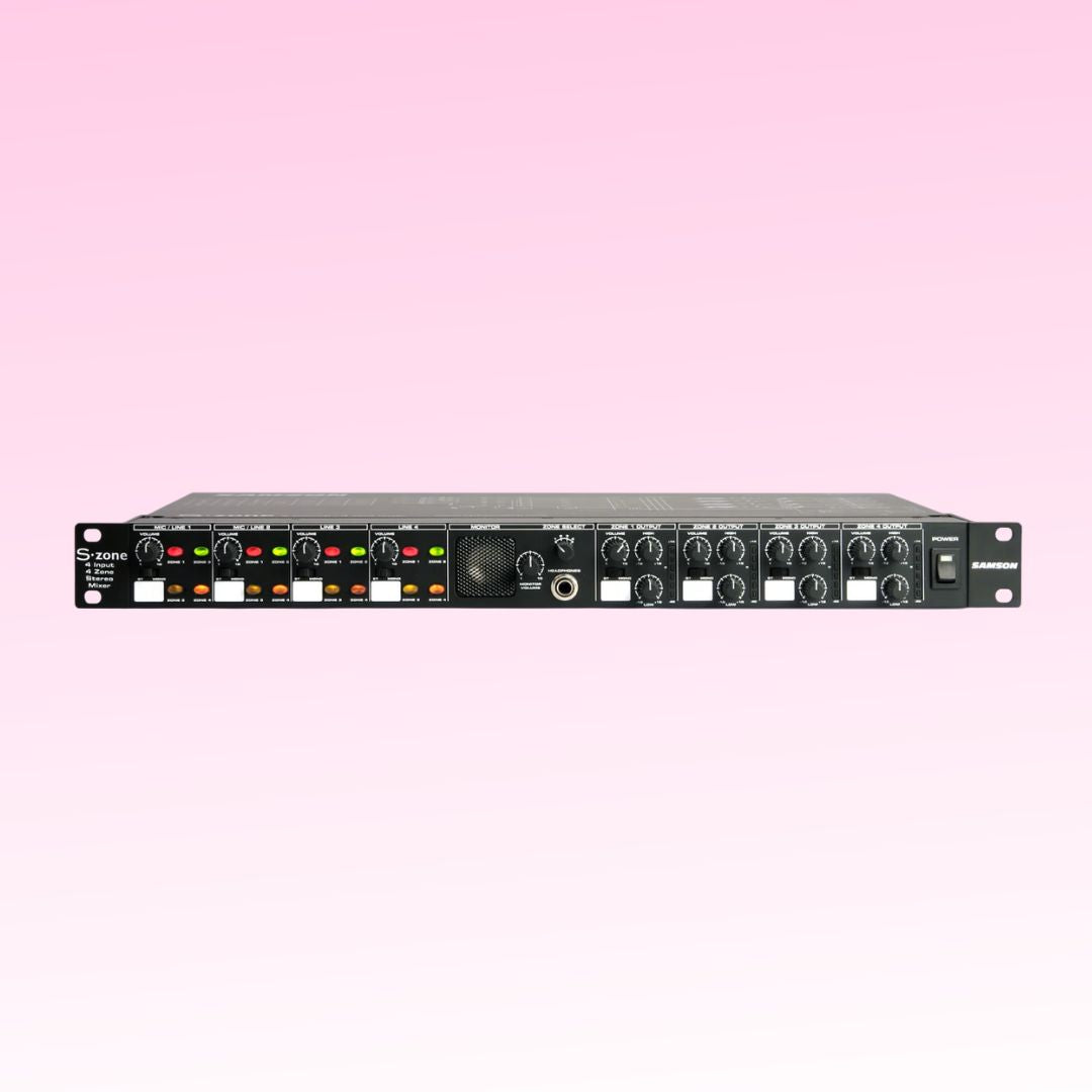 Samson S-Zone 4-Input/4-Zone Stereo Mixer