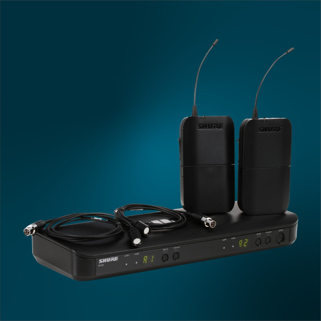 Shure BLX188/CVL Wireless Dual Present System