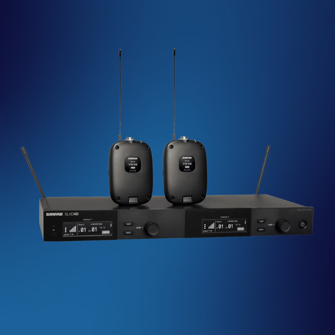 Shure SLXD14D Dual-Channel Bodypack Wireless System