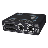 Angled rear view of Sonifex AVN-DIO20 on white background