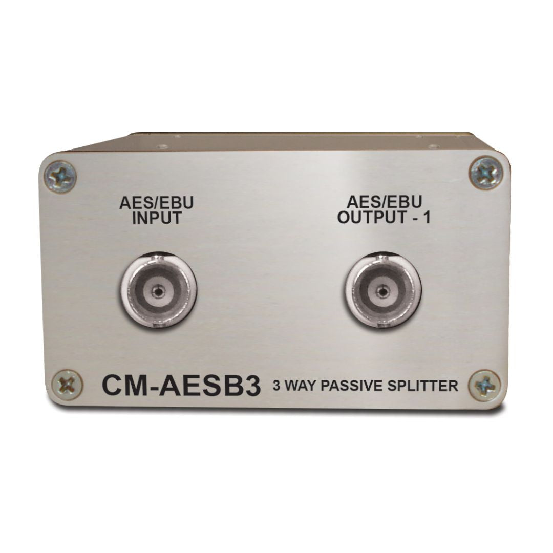 Front panel of Sonifex CM-AESB3 on white background