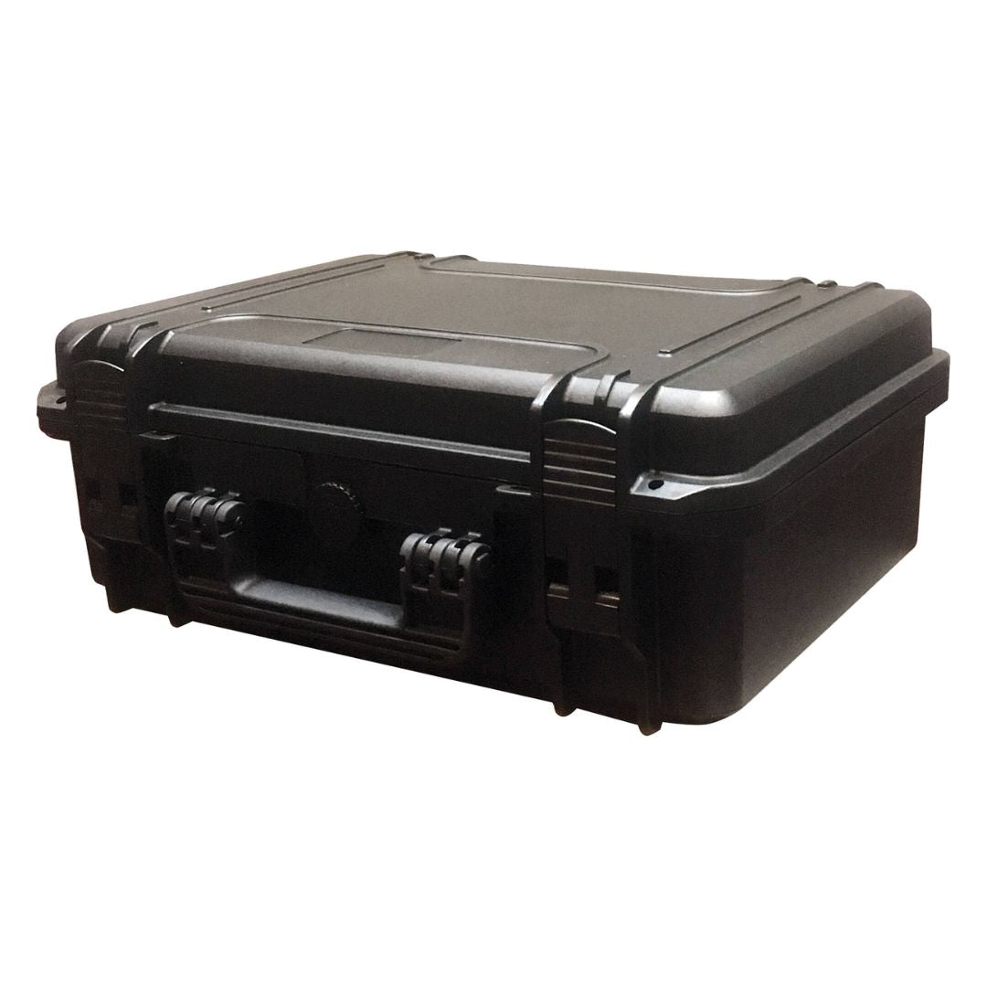 Sonifex CM-TC1 with lid closed on white background