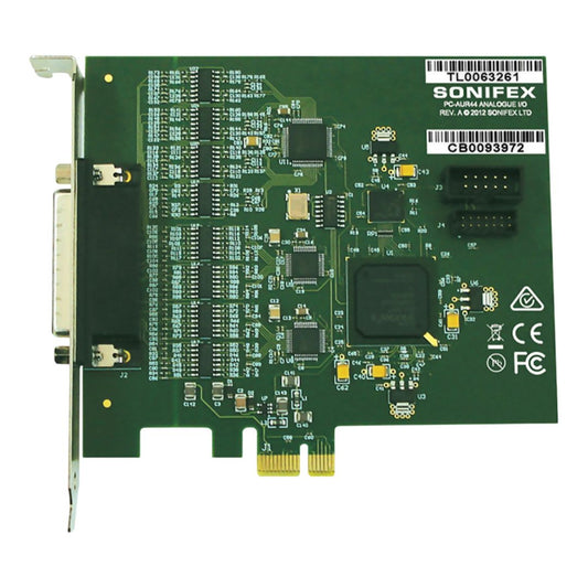 Top view of Sonifex PC-DIG4 on white background