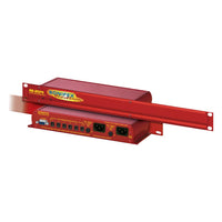 Pair of Sonifex RB-MSP6 stacked on each other displaying front and rear panels on white background