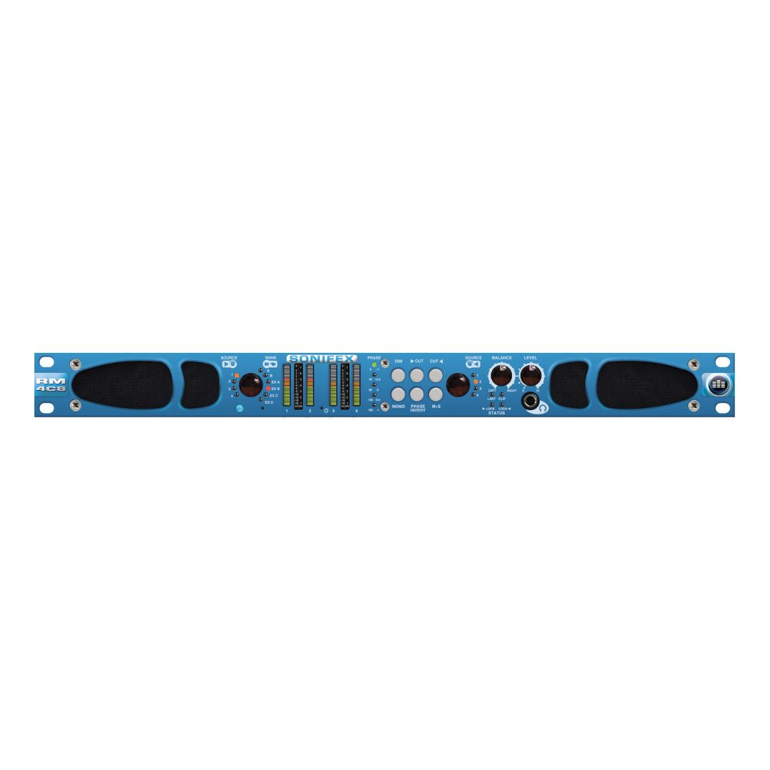 Front view of Sonifex RM-4C8 on white background