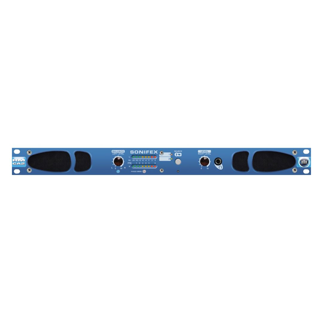 Front view of Sonifex RM-CA2 on white background