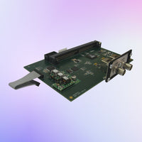 Angled front view of Sonifex RM-HD1 on purple gradient background