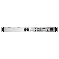 Rear ports view of Sonifex RM-X-64-RAV 64-Channel RAVENNA & MADI Reference Monitor on white background