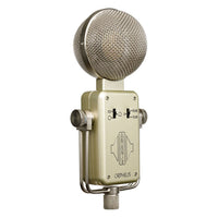 Angled view of Sontronics ORPHEUS Multi-Pattern Condenser Microphone on white background