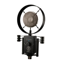 Angled front view of Sontronics SATURN 2 Multi-Pattern Large-Diaphragm Condenser Microphone on white background