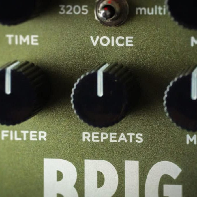 Close up view of Strymon Brig
