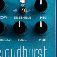Close up view of Strymon Cloudburst