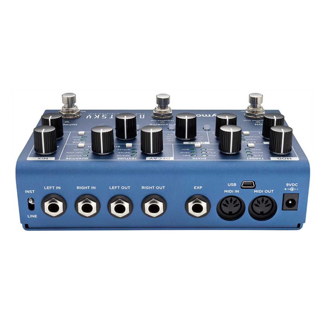 Rear view of Strymon NightSky on white background