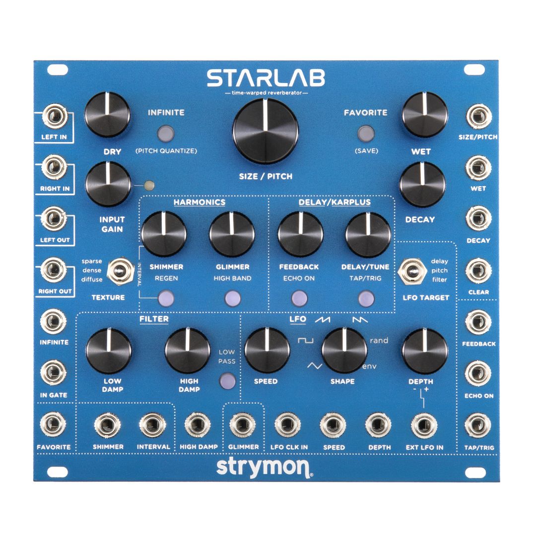 strymon reverb pedal Strymon StarLab Eurorack Time-Warped Reverberator Module