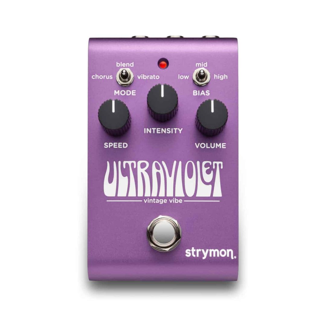 Front view of Strymon UltraViolet on white background