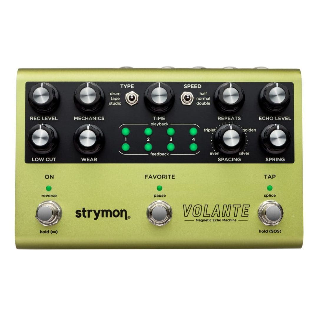 Front view of Strymon Volante on white background