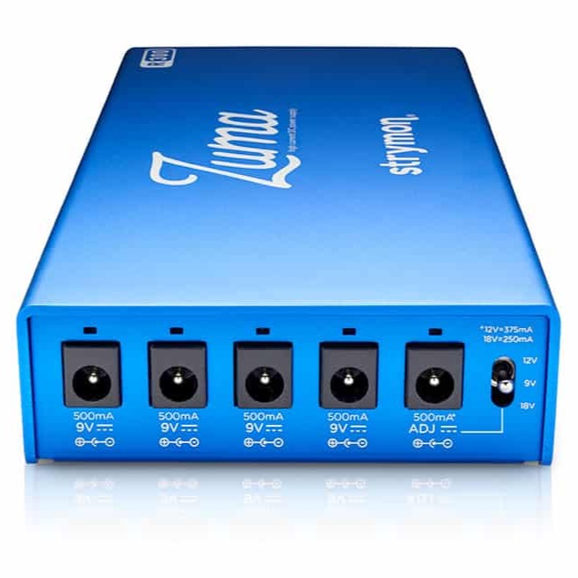 Front panel of Strymon Zuma R300 on white background