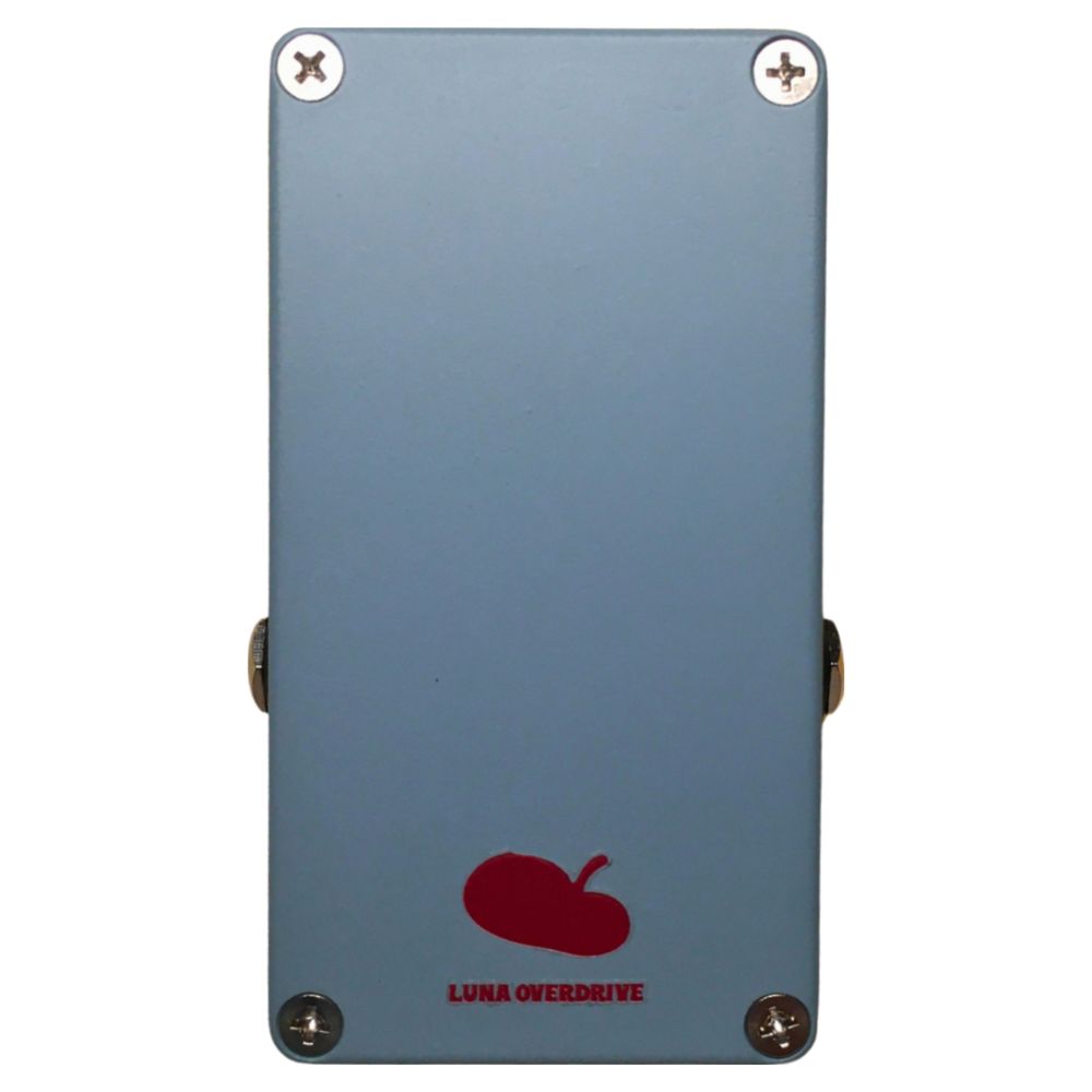 Rear view of TONECAT Luna Overdrive Pedal on white background