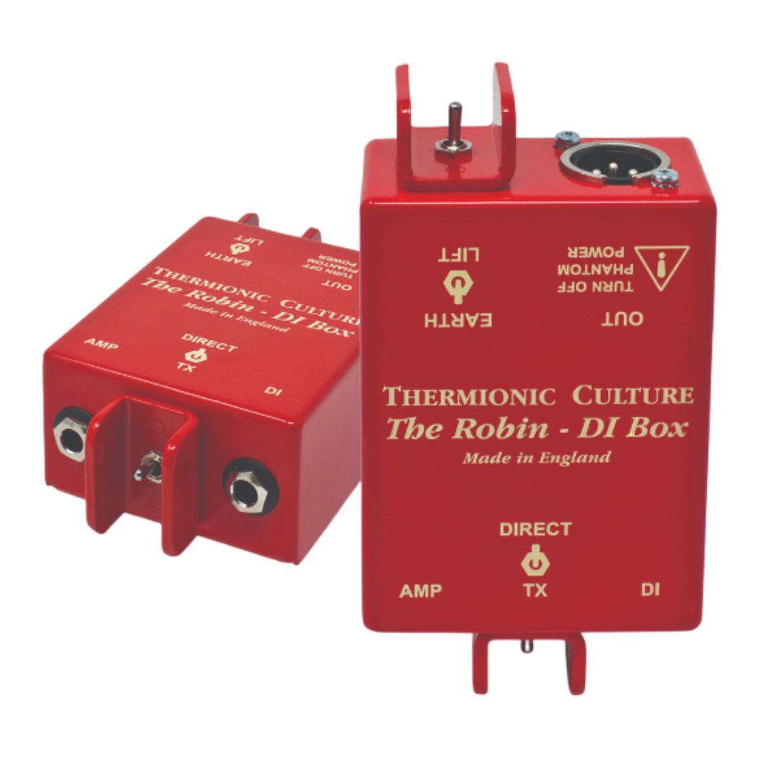 Two red DI boxes side by side on white background