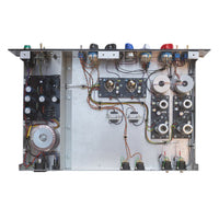 Internals of rackmount effect with white background