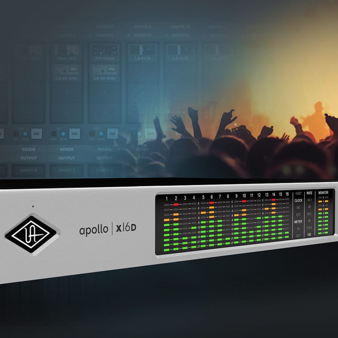 Universal Audio Apollo x16D Rackmount Thunderbolt 3 Audio Interface with Dante