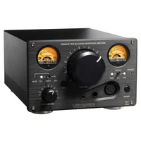Angled view of Violectric HPA V324 Headphone Amplifier on white background
