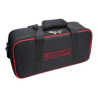 Angled picture of a soft pedalboard case.