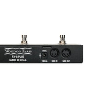 Close up view of rear of Voodoo Lab PX-8 PLUS on white background